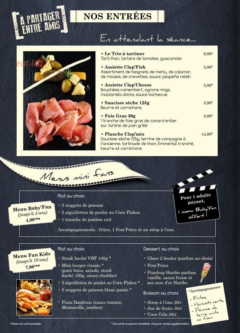 Le Clap'man — carte page 2