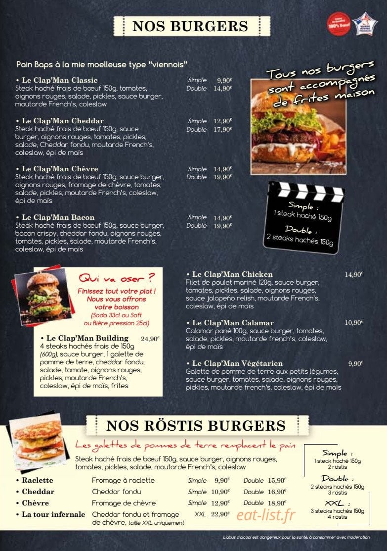 Le Clap'man — carte page 5