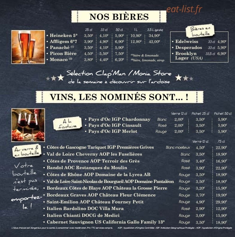 Le Clap'man — carte page 10