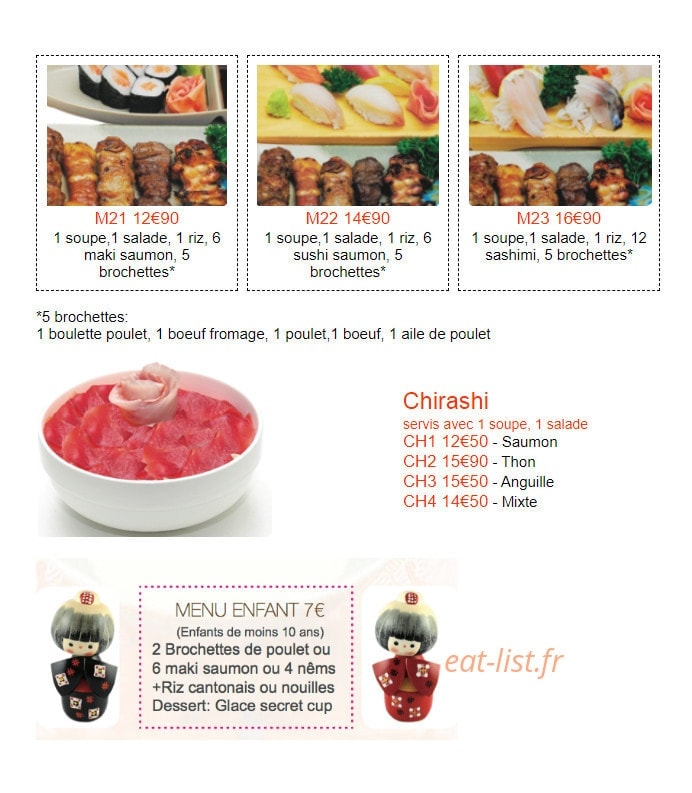 Miyako Sushi — carte page 17