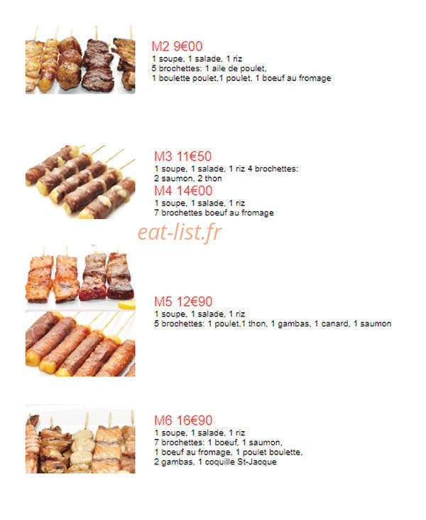 Miyako Sushi — carte page 14