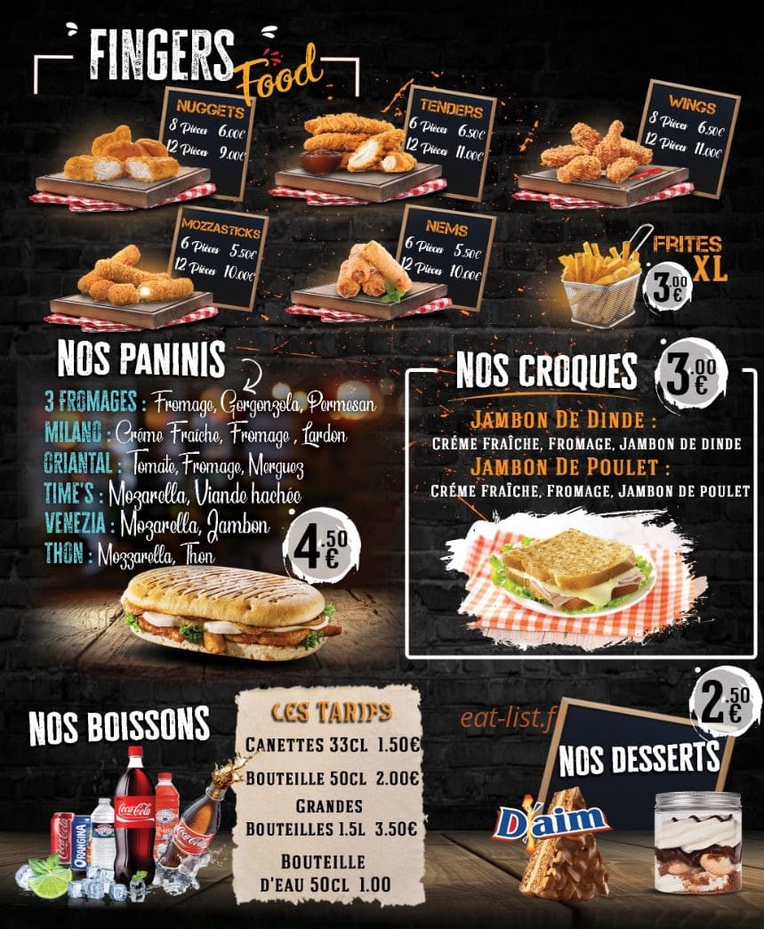 Pizza Bacic — carte page 3