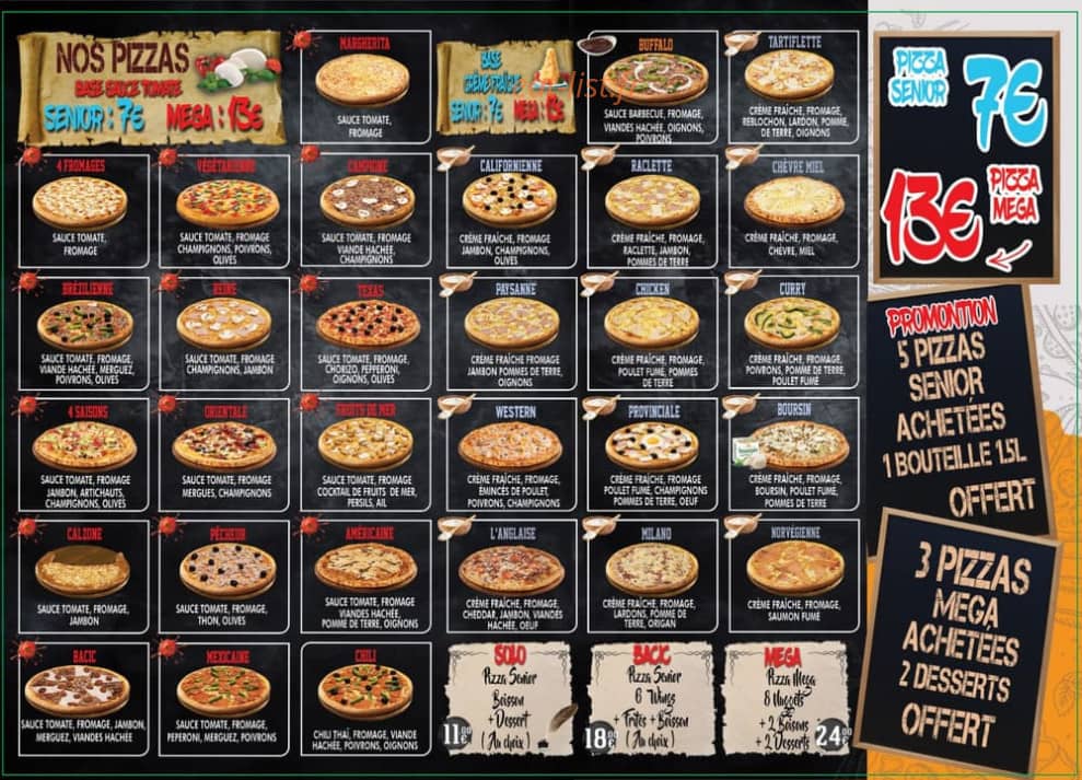Pizza Bacic — carte page 2