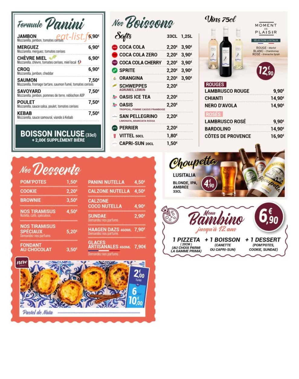 Lusitalia Estrées — carte page 4