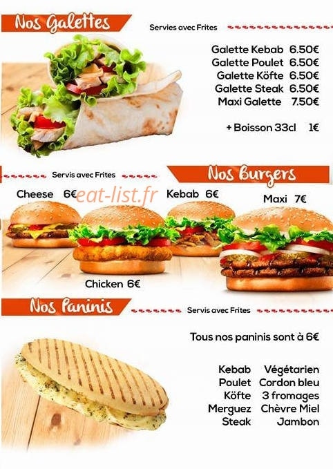 Sultan Kebab — carte page 4