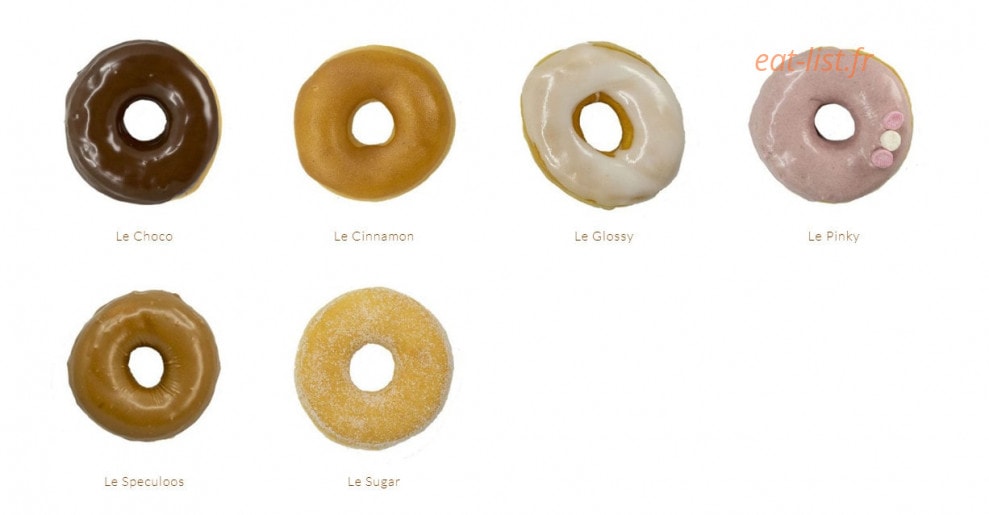 Bakin'Donuts — carte page 1