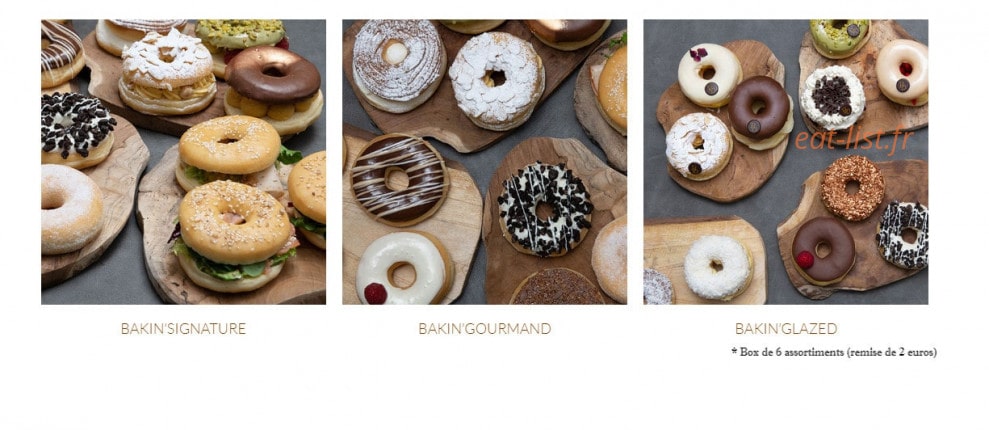 Bakin'Donuts — carte page 5