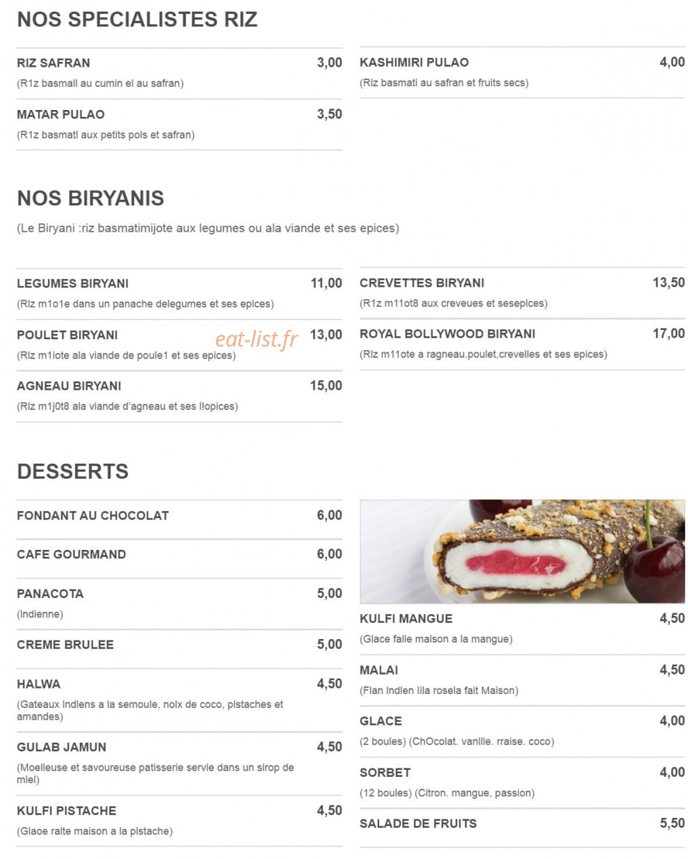 Bbollywood — carte page 6