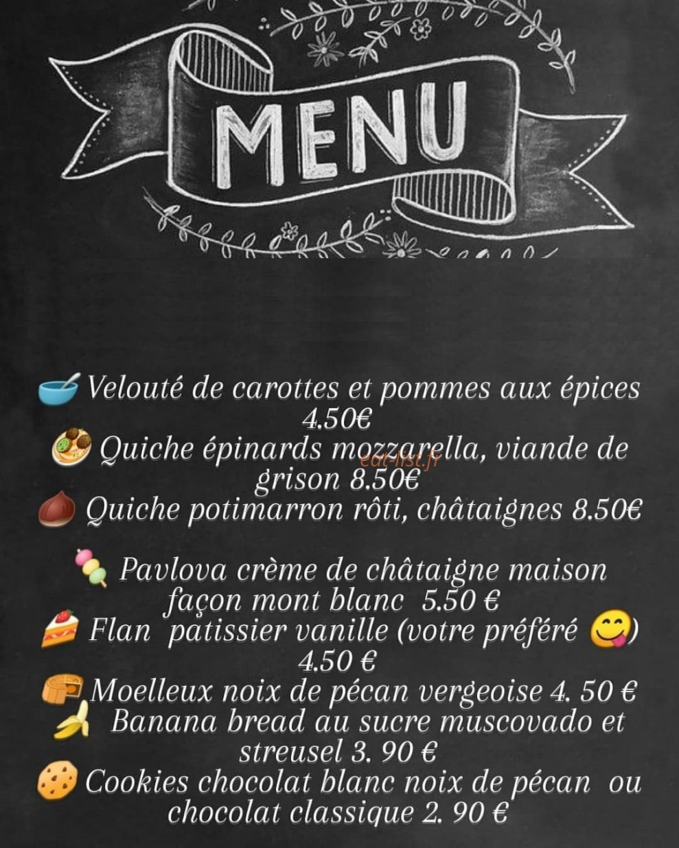 Chez Elles — carte page 1