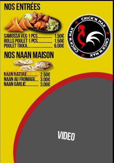 Chick'n Max — carte page 2