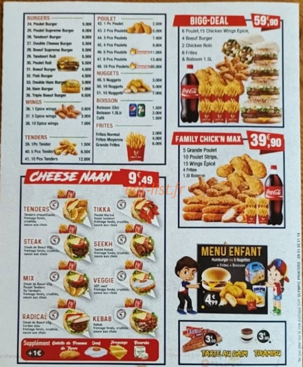 Chick'n Max — carte page 9