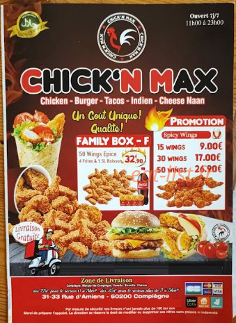 Chick'n Max — carte page 1