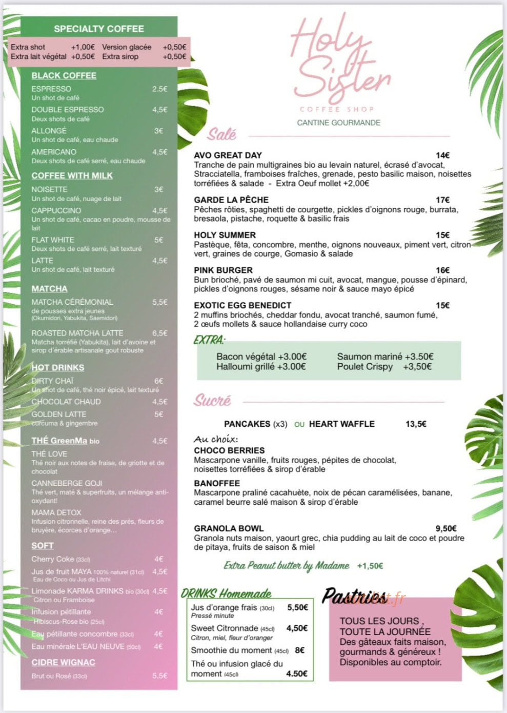 Holy Sister — carte page 1