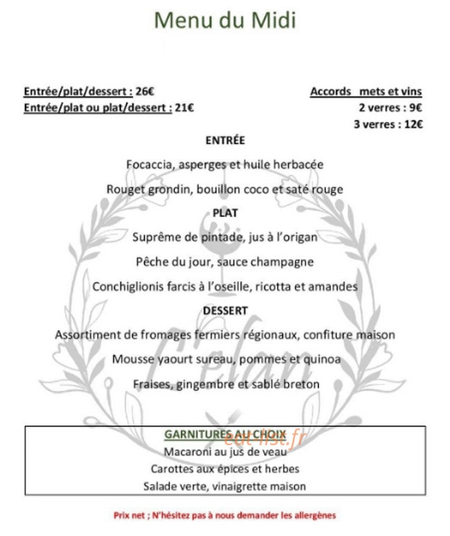 L'Élan — carte page 1