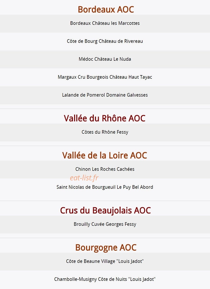 La Brasserie Parisienne — carte page 10