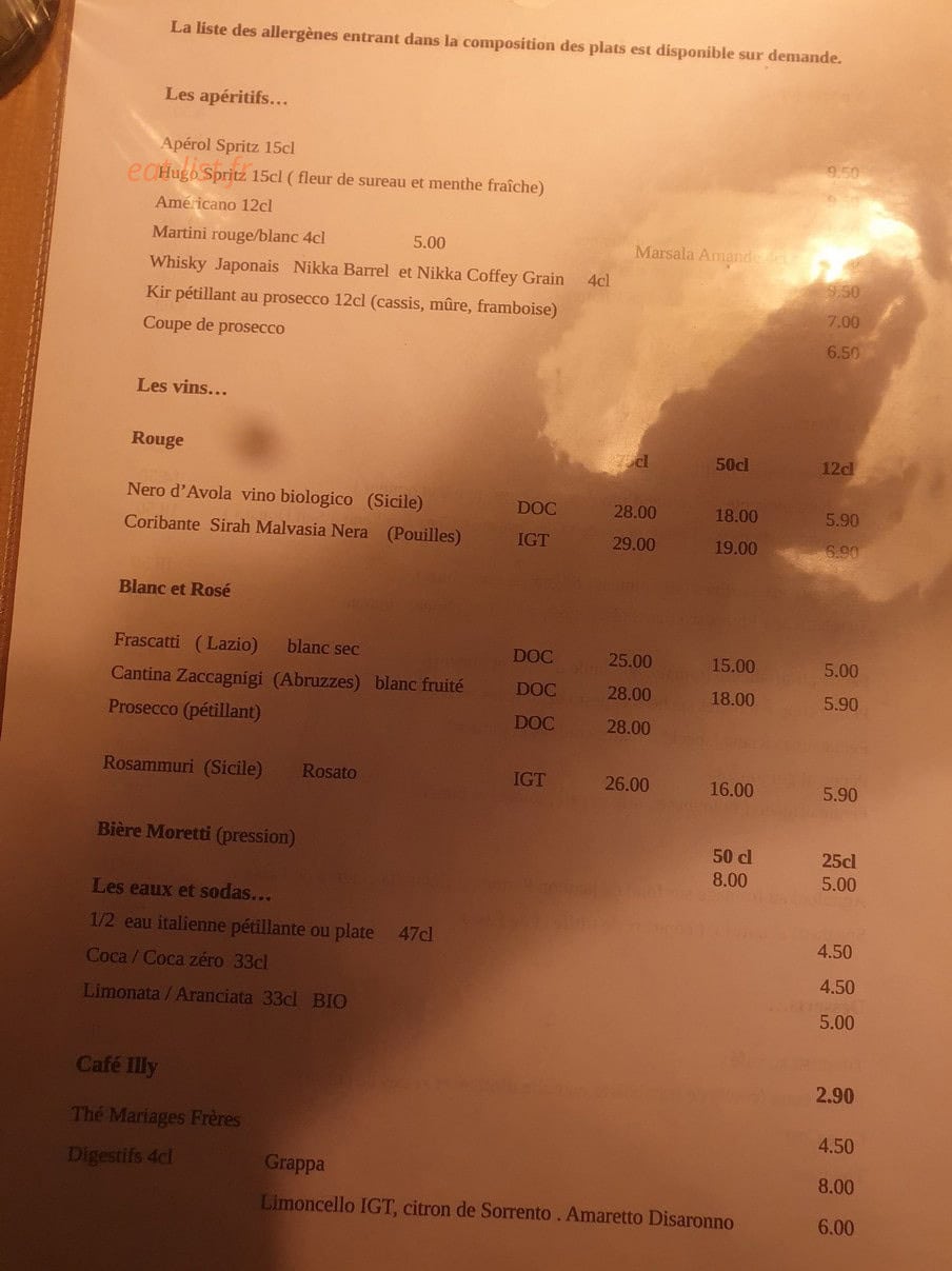 La Cantina..e dopo — carte page 2