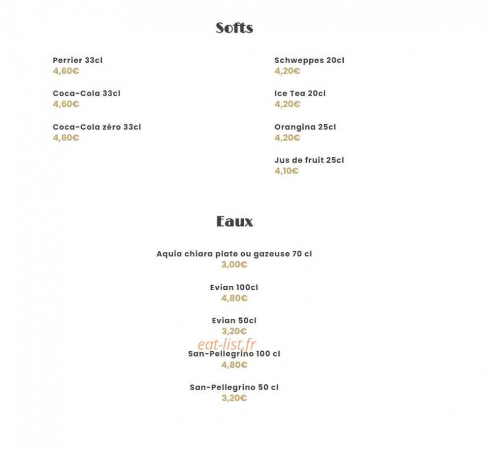 Le Bistrot de Flandre — carte page 7
