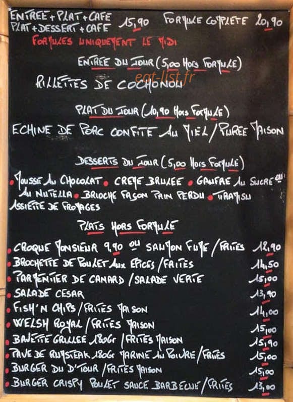 Le D’Tour — carte page 1