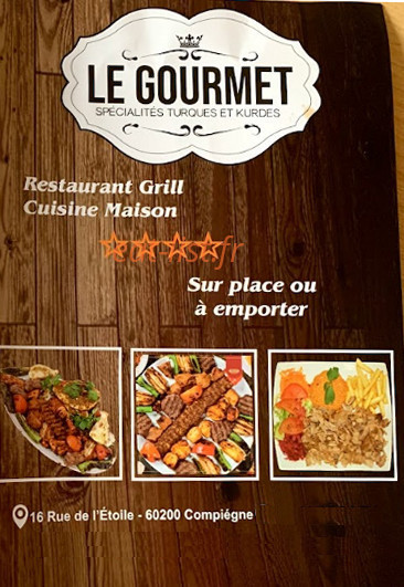 Le Gourmet — carte page 1
