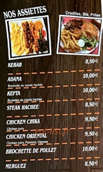 Le Gourmet — carte page 10