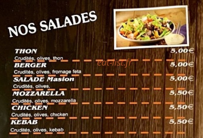 Le Gourmet — carte page 3