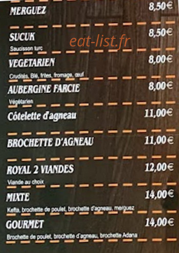Le Gourmet — carte page 11