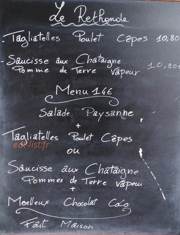 Le Rethonde — carte page 1