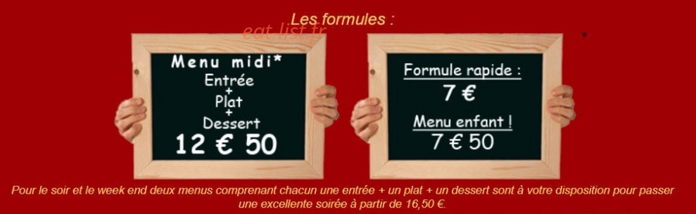 Le Saint Clair — carte page 2