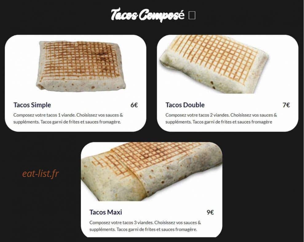 Le Sun Burger — carte page 5