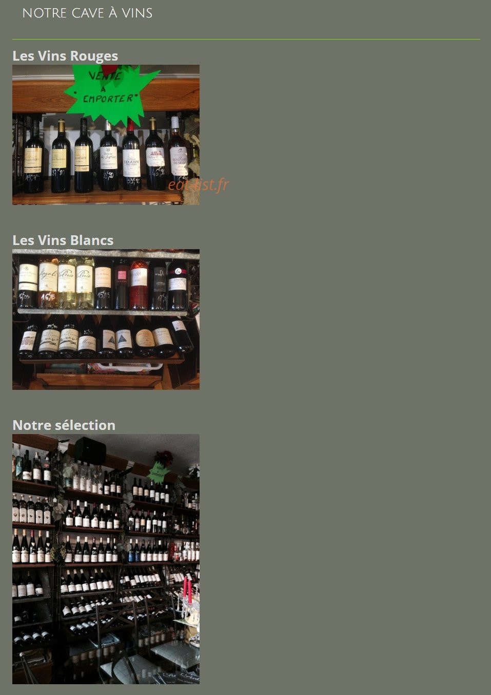 Les Accordailles — carte page 3
