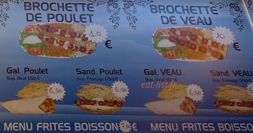 Resto Kebap — carte page 3