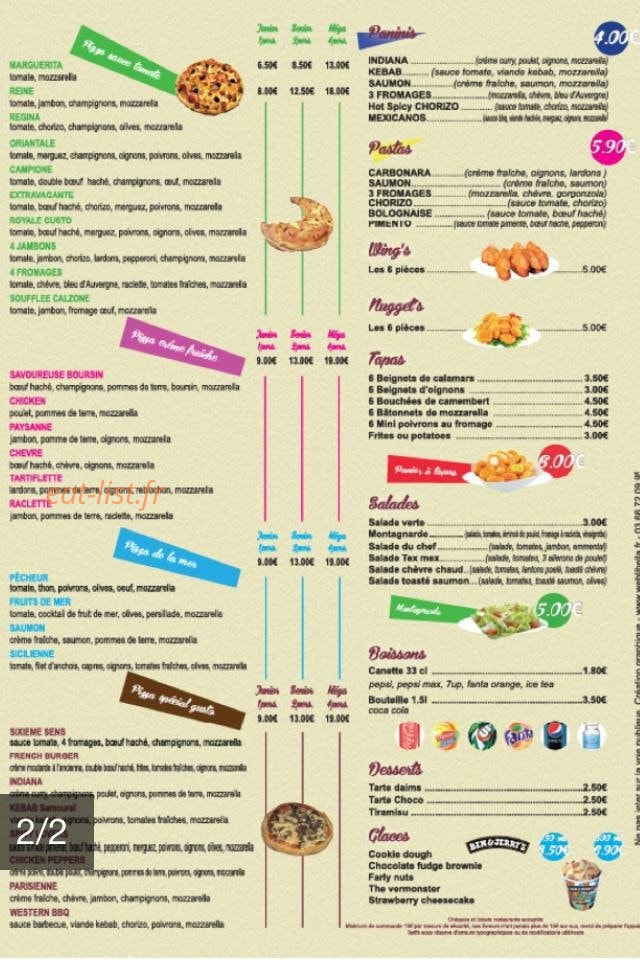 So GuSTo — carte page 2