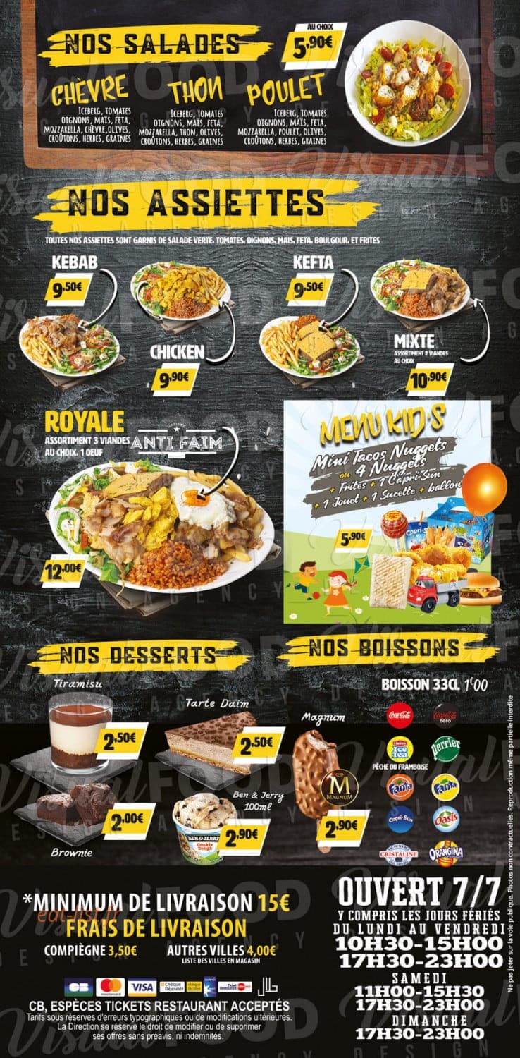 Tacos School — carte page 4
