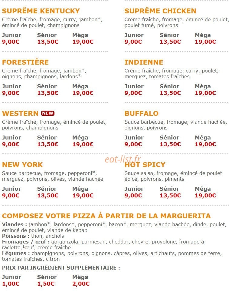 Pizza Crousty — carte page 4