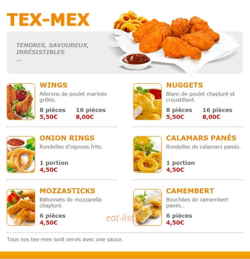 Pizza Crousty — carte page 6