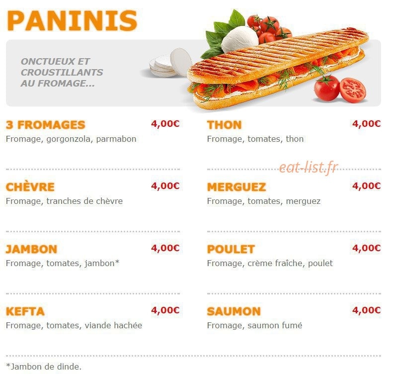 Pizza Crousty — carte page 6