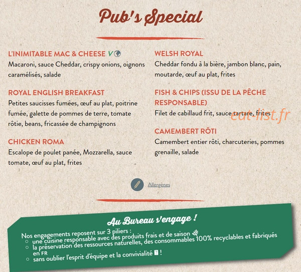 Au Bureau — carte page 5