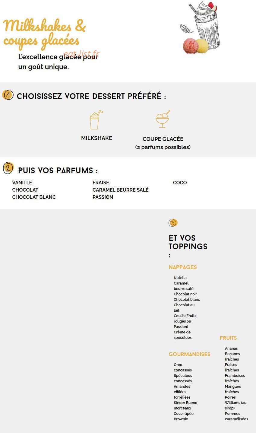 Crêpe Touch — carte page 8