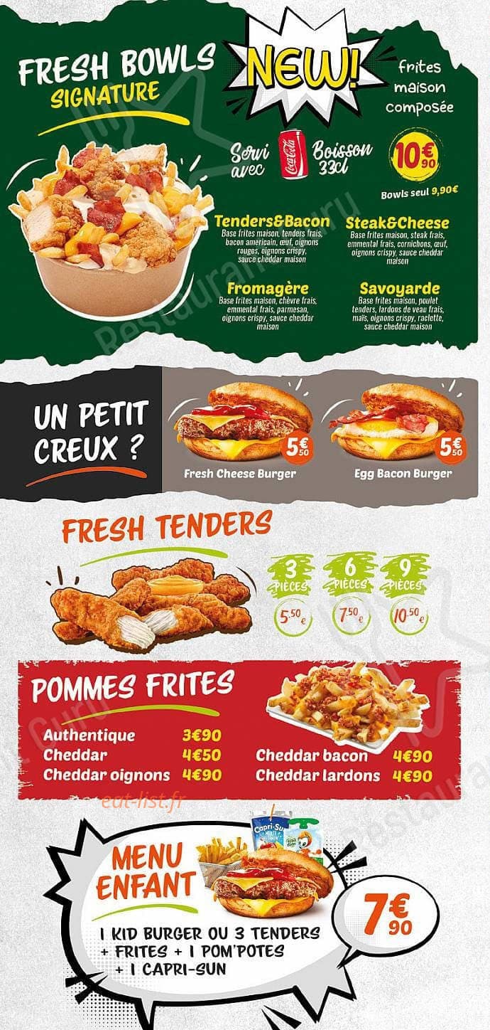 Fresh King — carte page 4