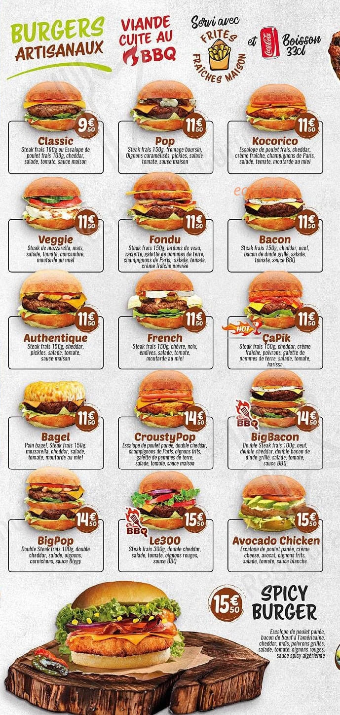 Fresh King — carte page 2