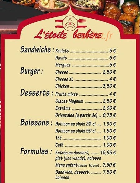 L'étoile Berbère — carte page 3