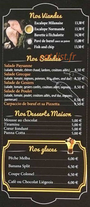 Bella Pizza — carte page 6