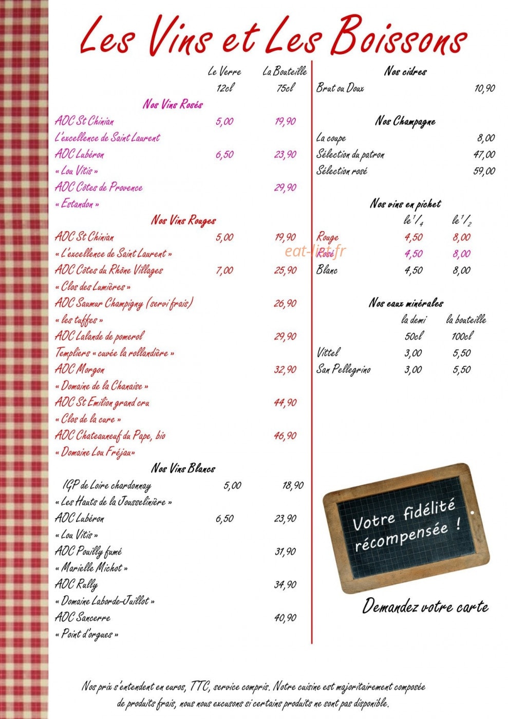 Les Tilleuls — carte page 2