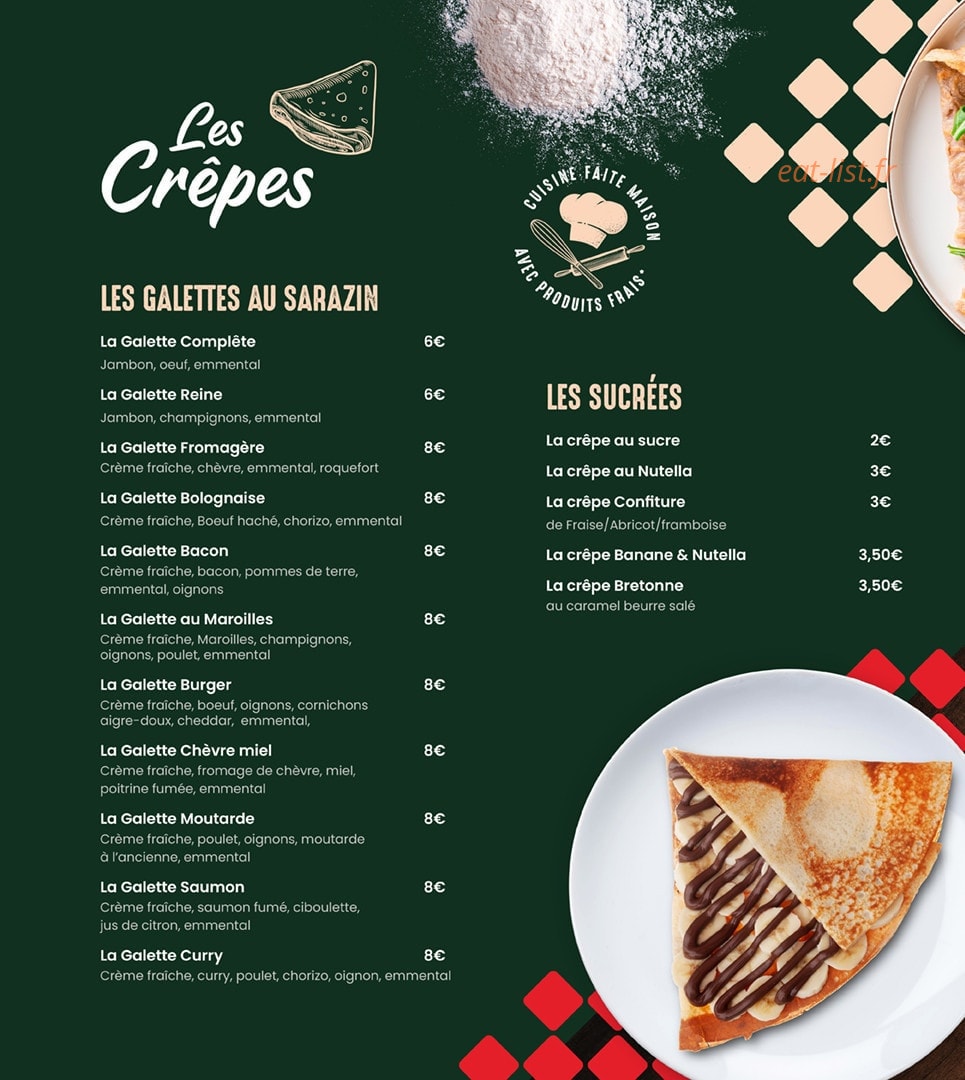 Chez Damien — carte page 4