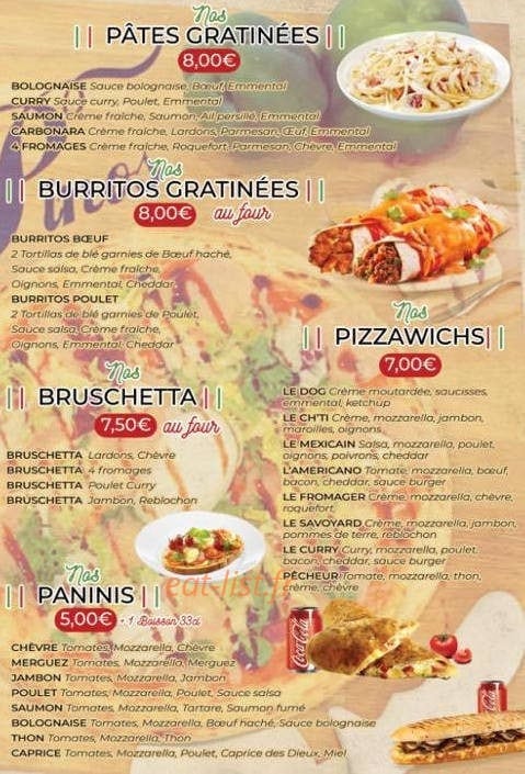 Pizza pinos — carte page 4