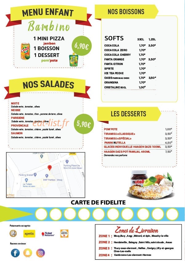 Pizzeria Kiosque — carte page 4