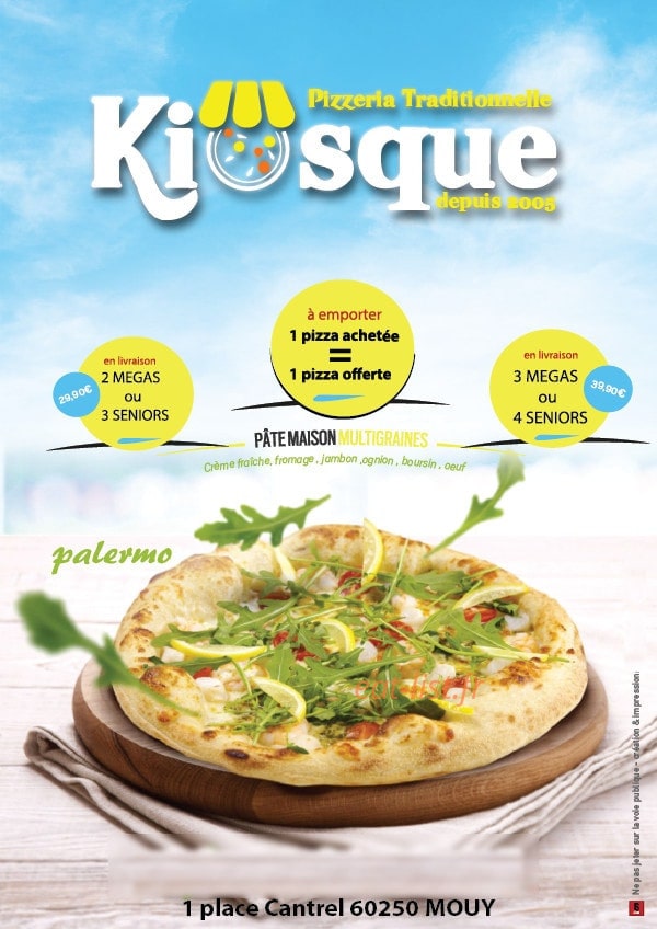 Pizzeria Kiosque — carte page 1