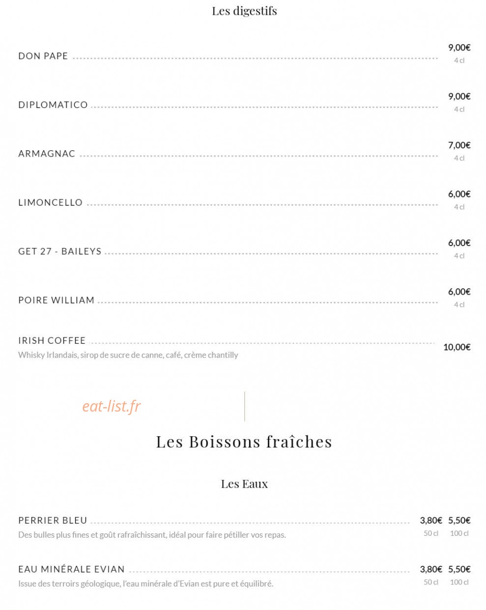 Le Cheval Blanc — carte page 7