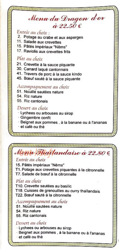 Le Dragon d'Or — carte page 3