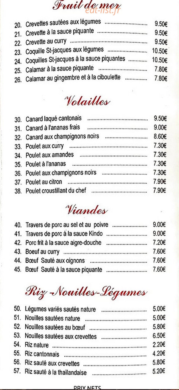 Le Dragon d'Or — carte page 5